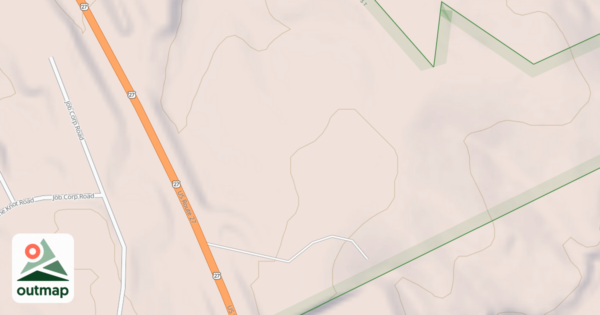 Map of RESERVIOIR RIDGE