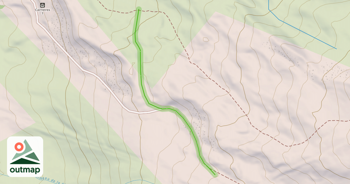 Map of La gentiane