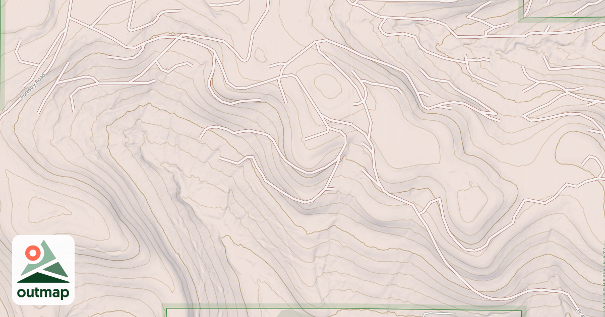 Map of CLARENDON RUN