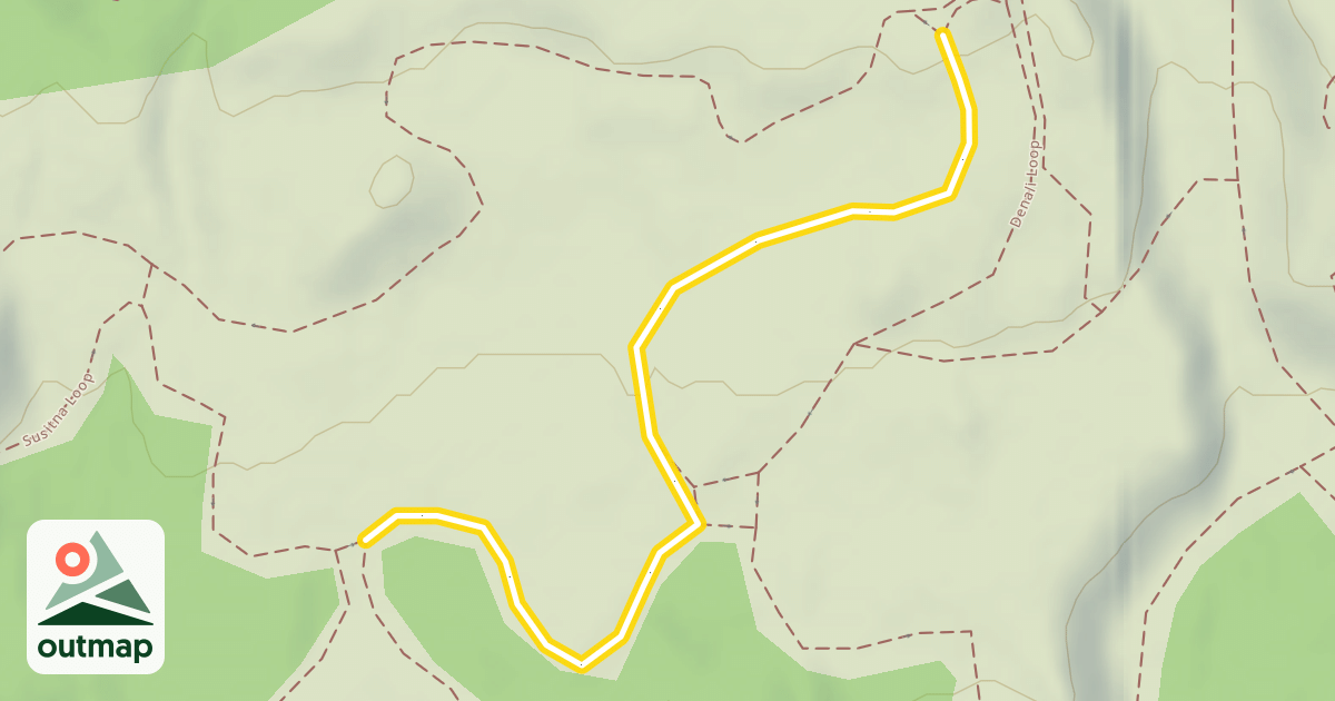 Map of Matanuska Loop
