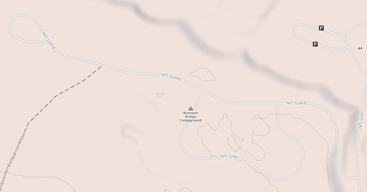Map preview of BOWMAN MAIN CAMP LOOP