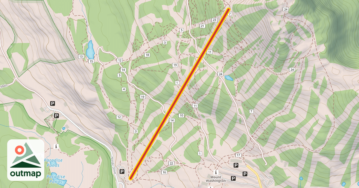 Map of Hawk Express