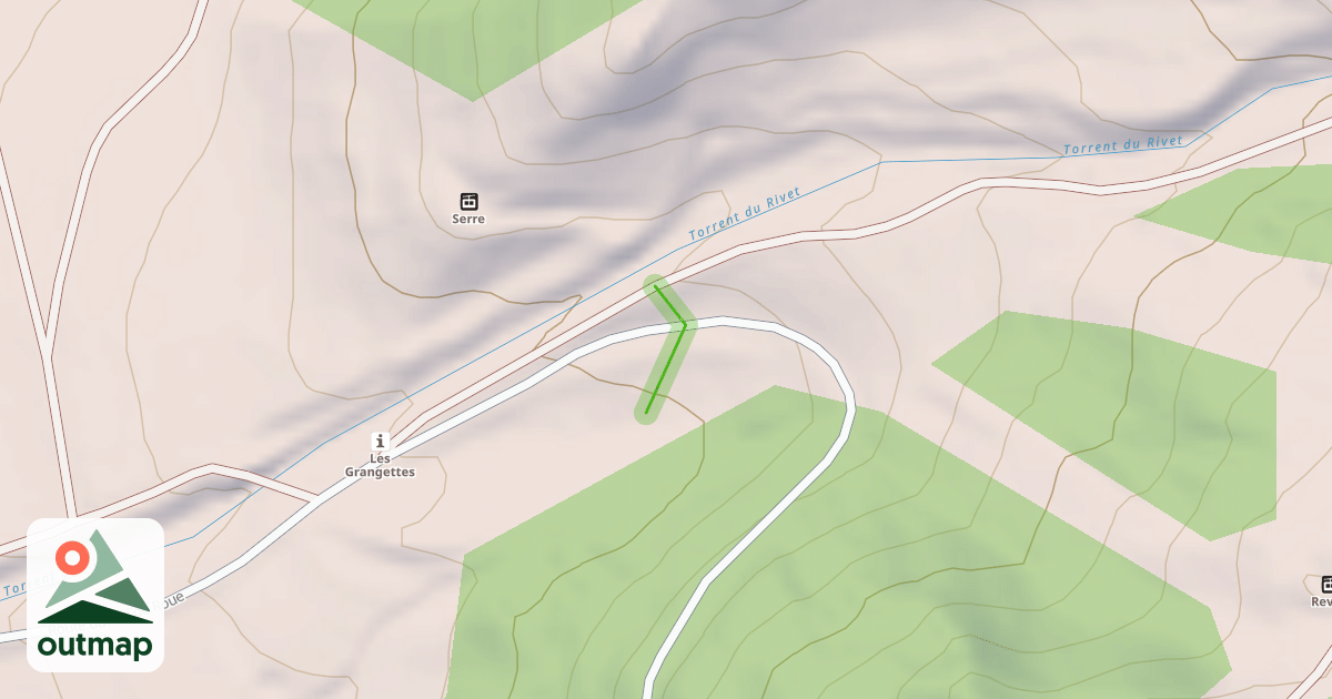 Map of Les Grangettes