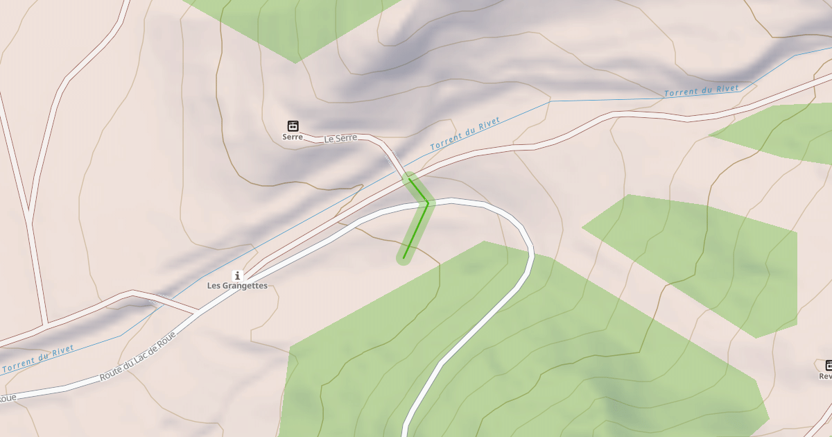 Map preview of Les Grangettes