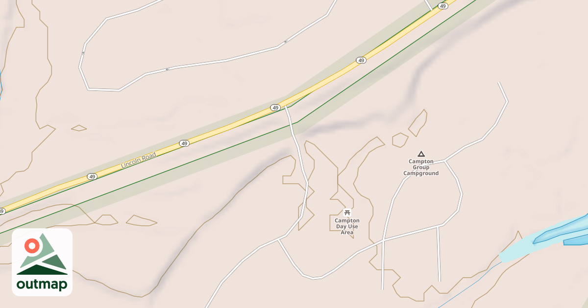 Map of CAMPTON RECREATION AREA