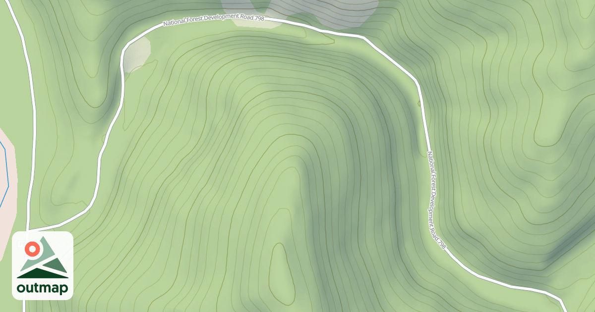 Map of LAVERNE CREEK