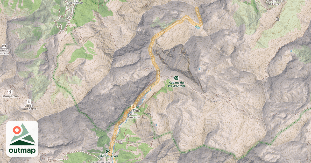 Map of Le Garabut — Champ Perchier
