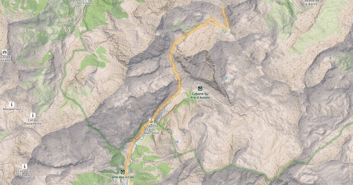 Map preview of Le Garabut — Champ Perchier