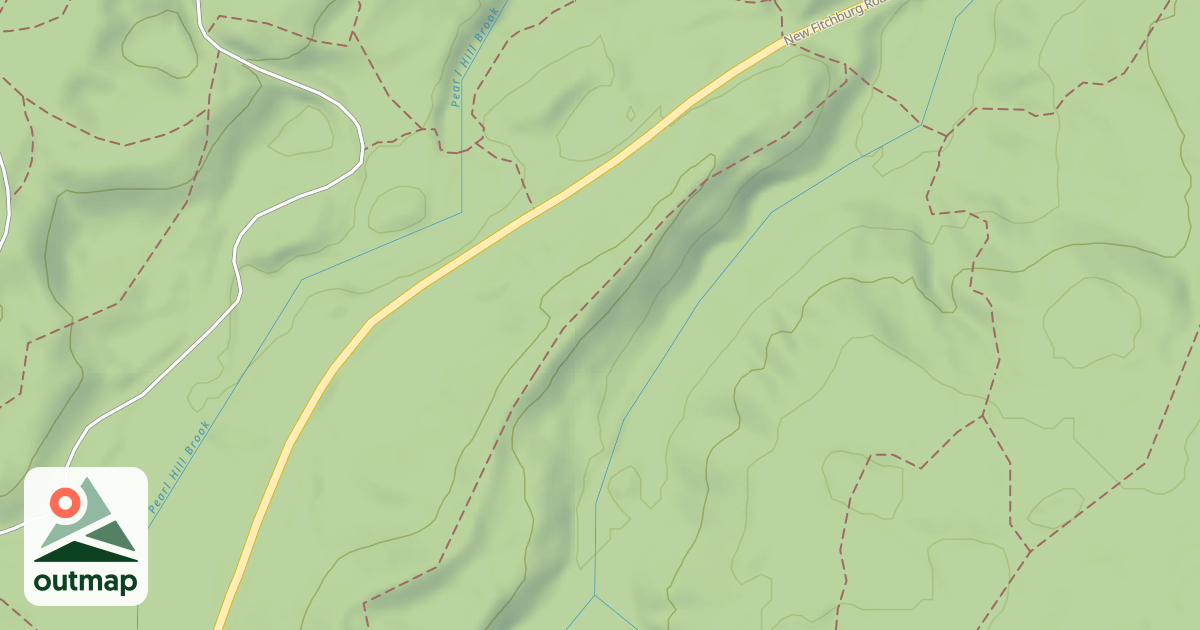 Map of Friends Pearl Hill SP Loop Trail