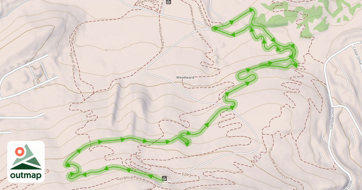 Map of Steezy Rider