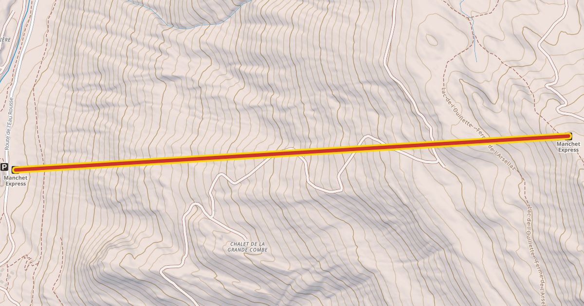 Map preview of Manchet Express