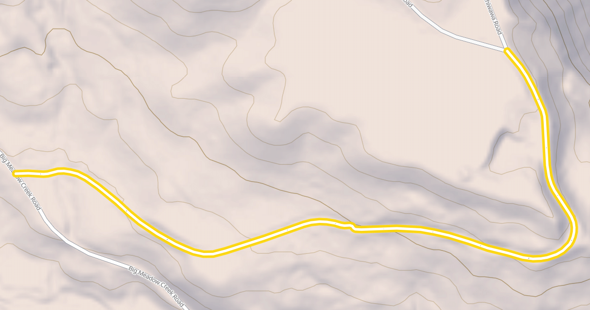 Map preview of West Chiwawa Road