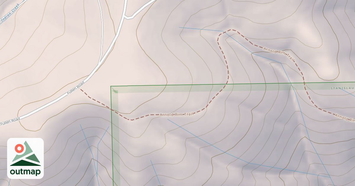 Map of USFS Motor Vehicle Use Map Roads {61E489D5-BC8F-4411-A426-ED9DDEFF2486}