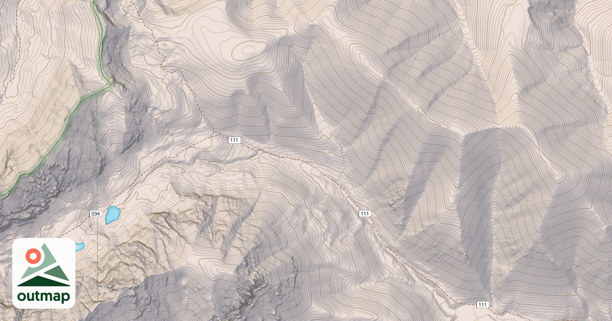 Map of Webber Creek - Divide Creek