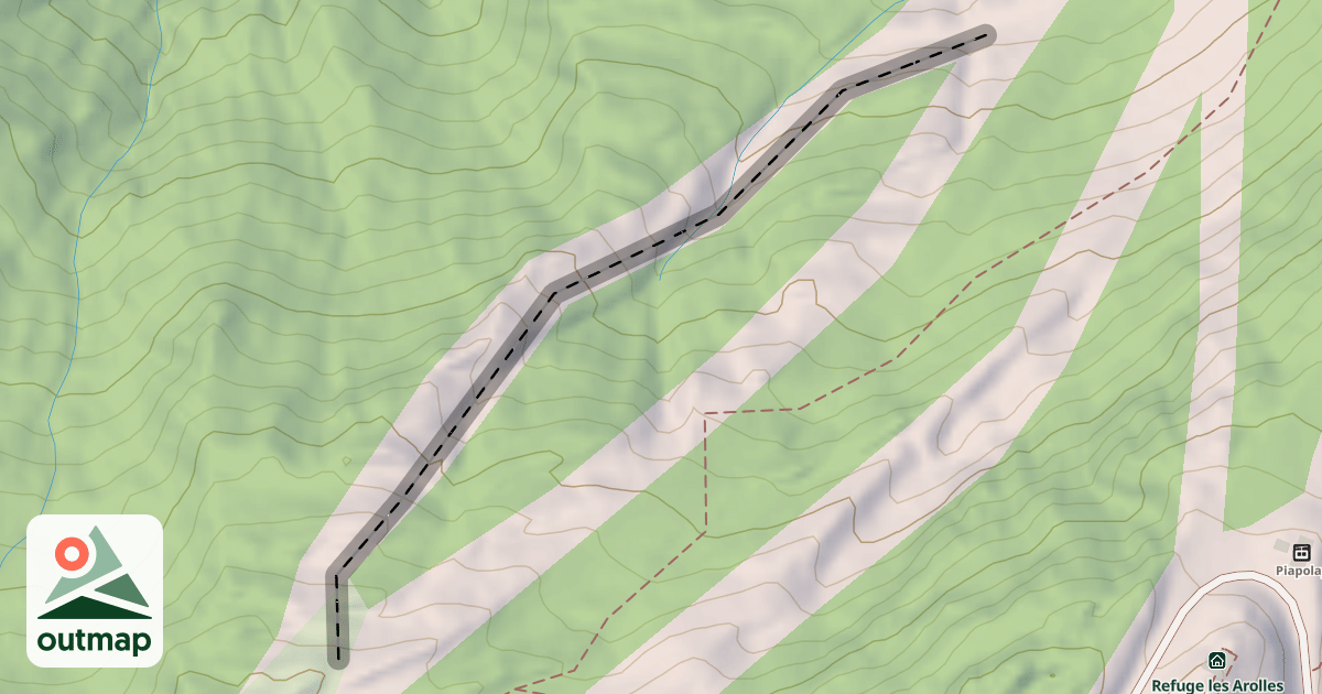 Map of Lac rouge