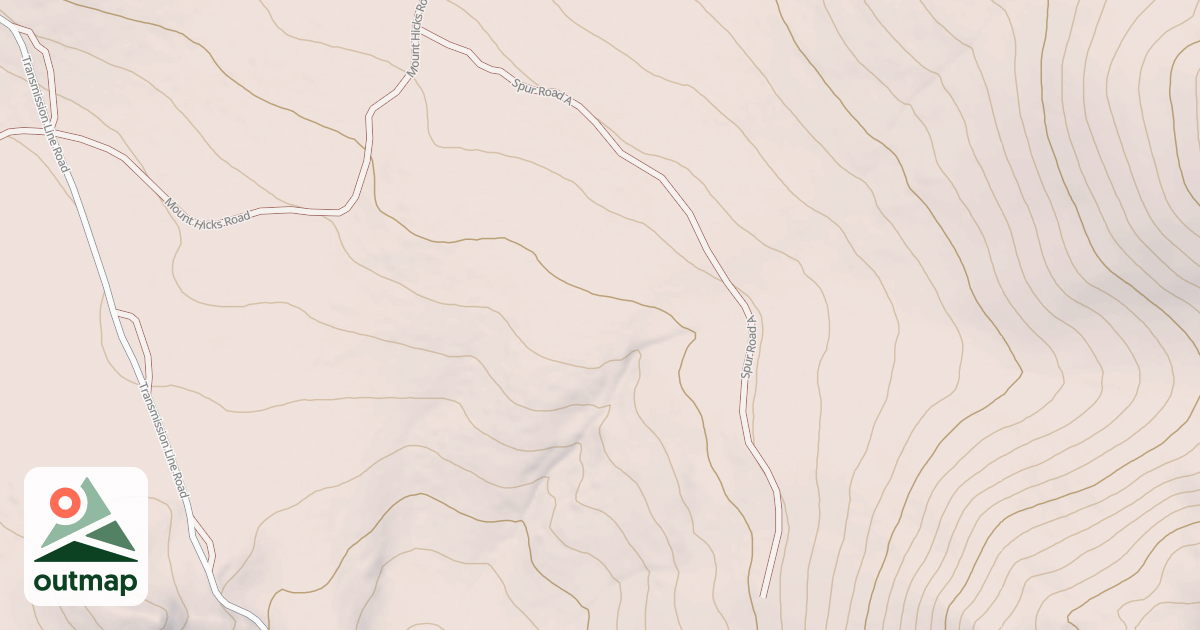 Map of SPUR ROAD A