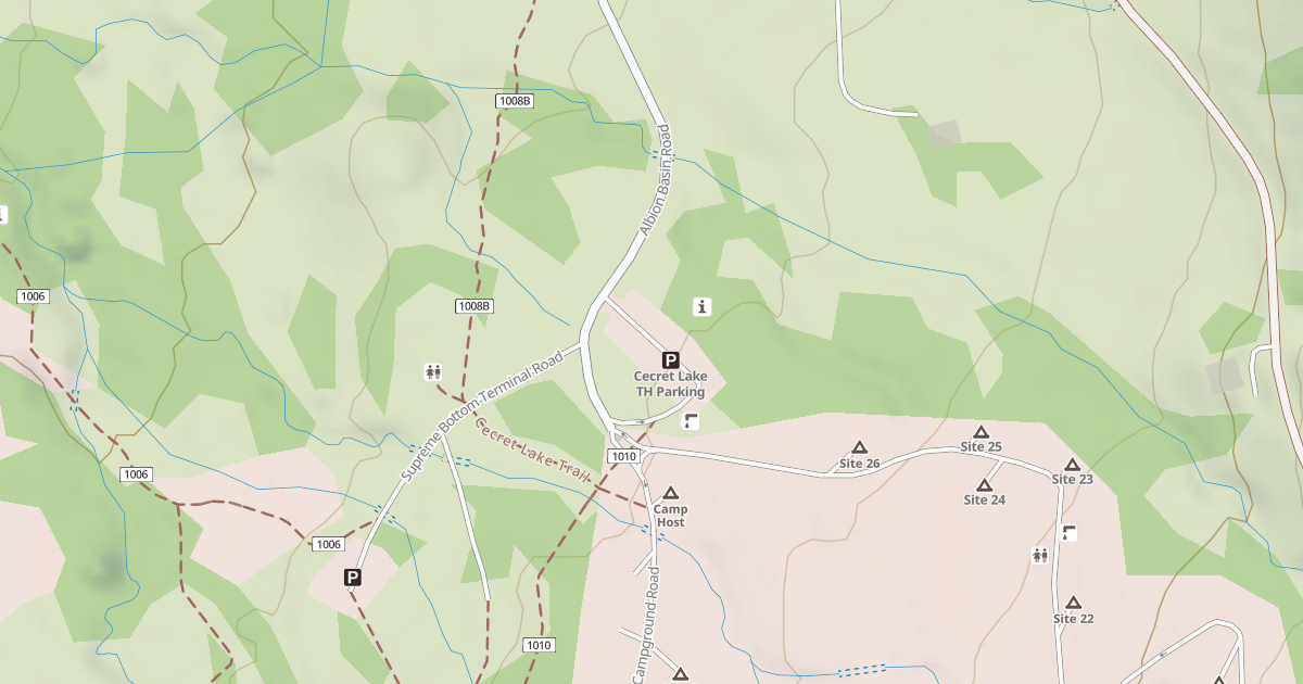 Map preview of CECRET LAKE T.H.