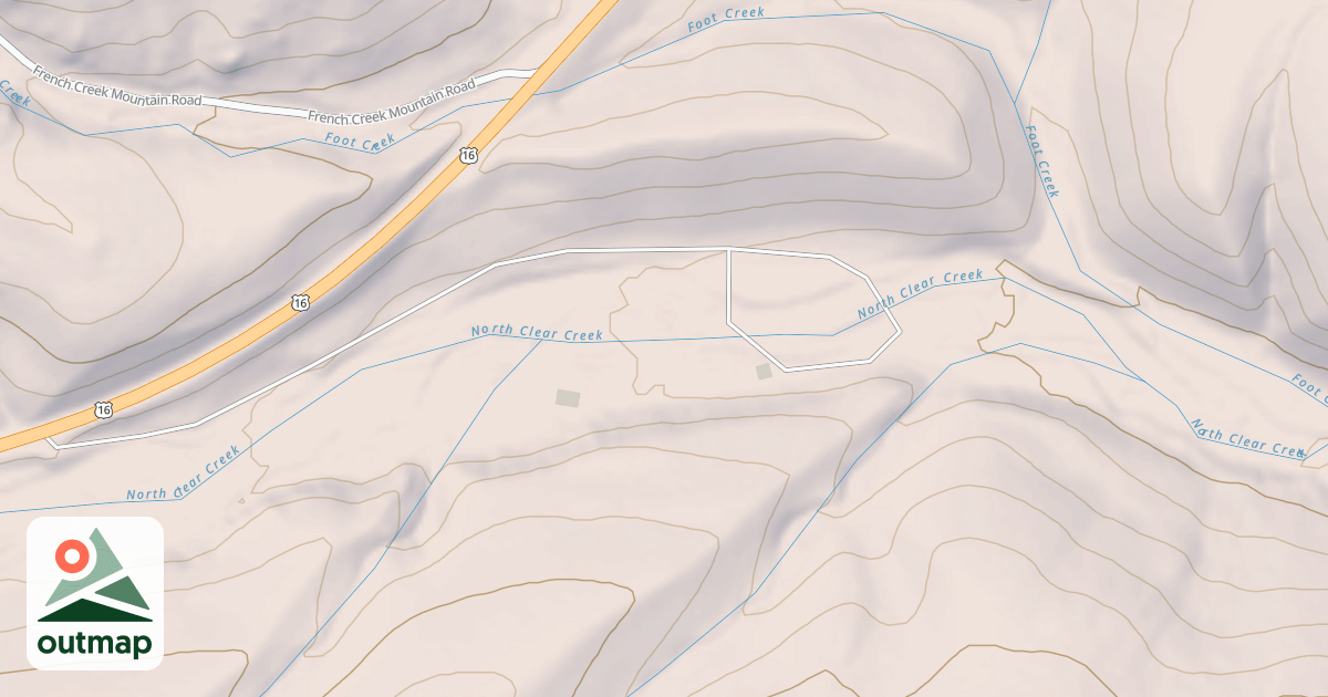 Map of CABIN ROAD