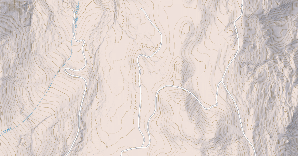 Map preview of ELKHORN CREEK