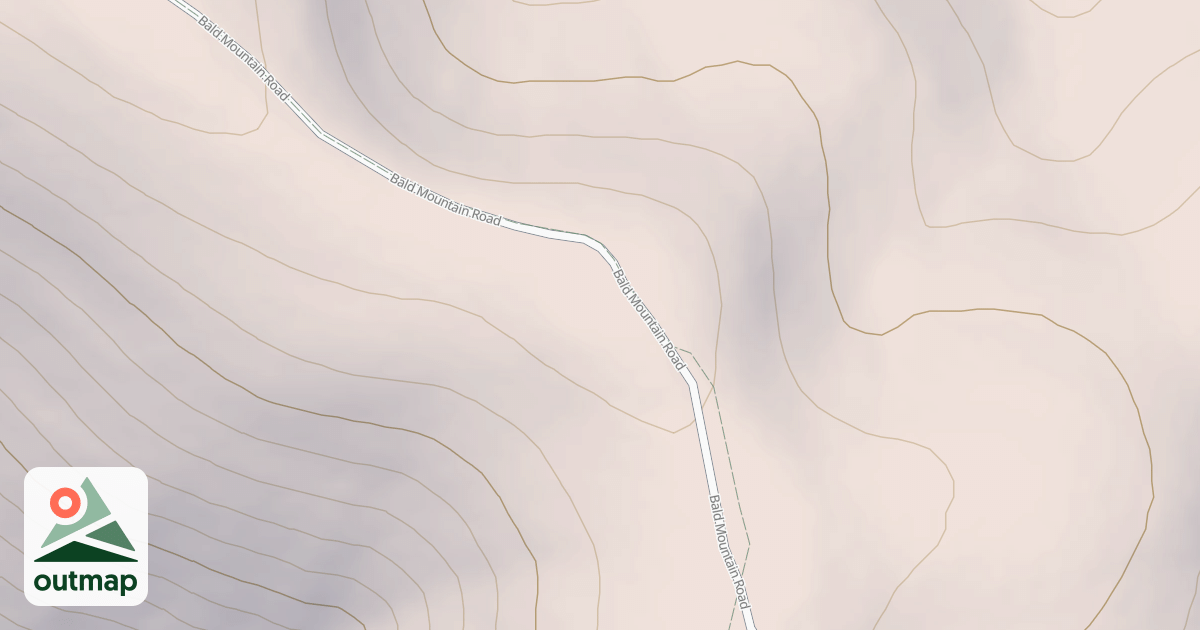 Map of BALD MOUNTAIN