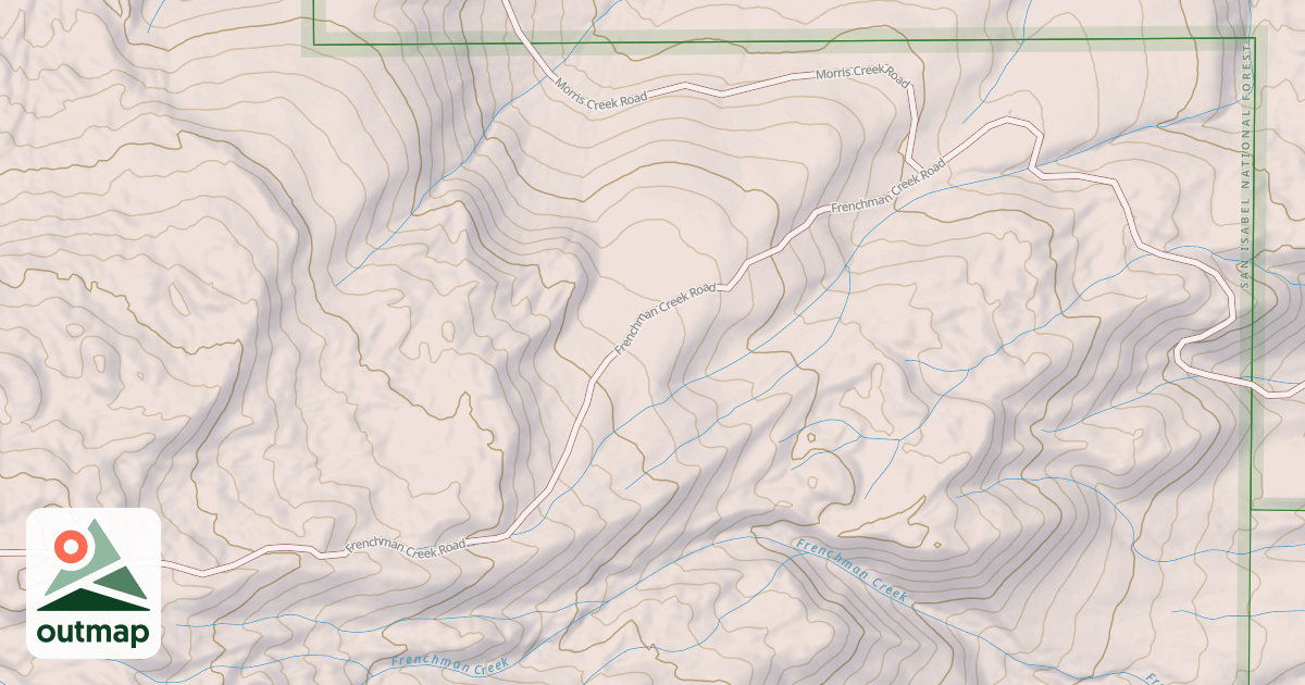 Map of FRENCHMAN CR