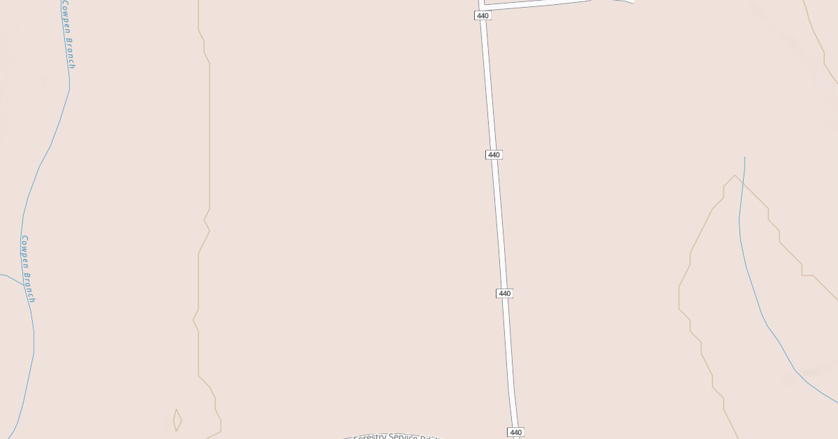 Map preview of USFS National Forest System Roads {042F7CC1-9D91-4B34-9CC5-7D51218CA7C2}