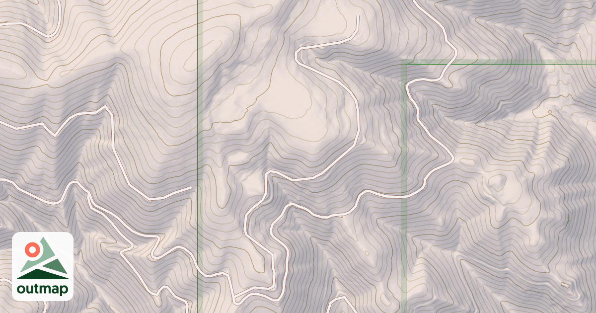 Map of CEDAR RIDGE SPUR