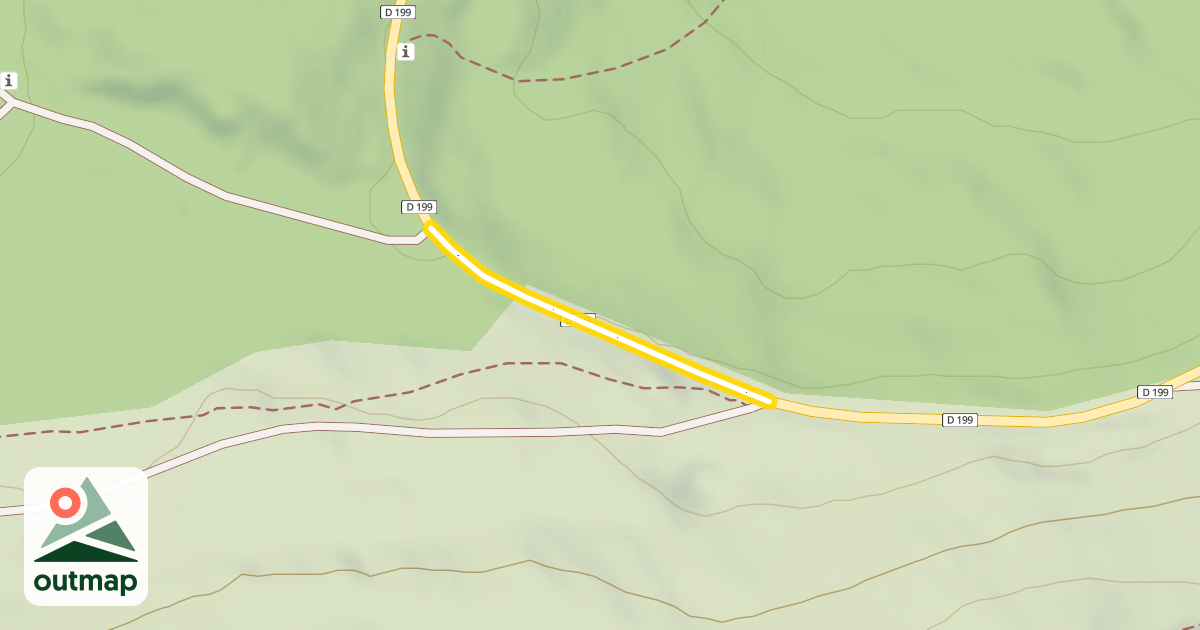 Map of Route du Col de la Bataille