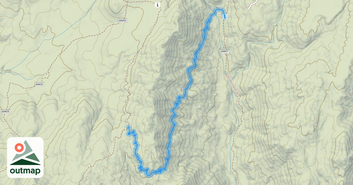 Map of Viejo Tie Trail