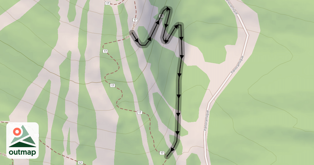 Map of Le Mur