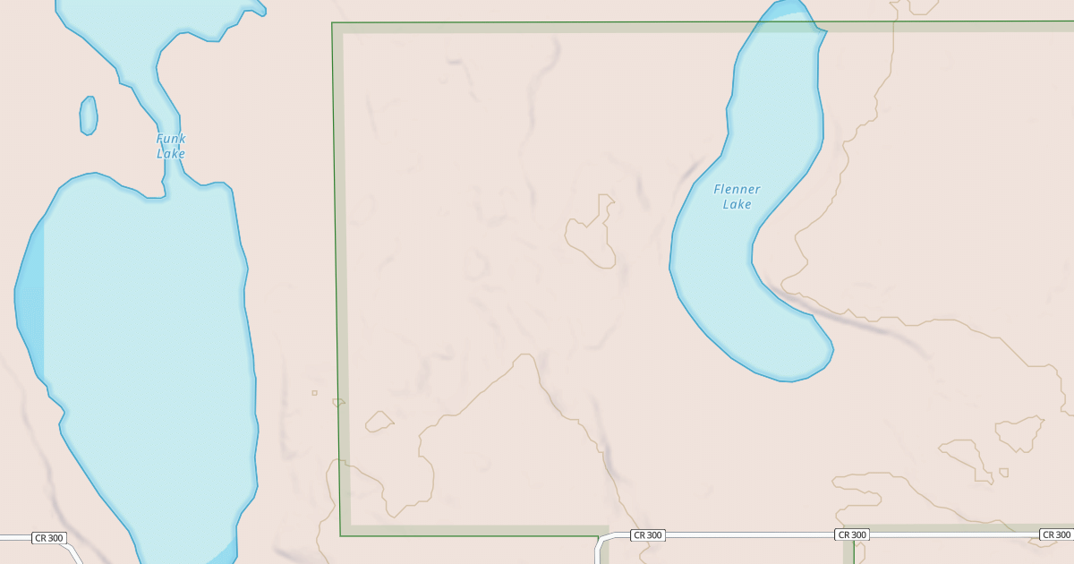Map preview of FUNK LAKE ROAD