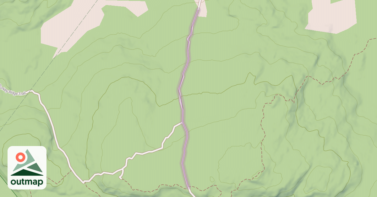 Map of Old Coal Trail