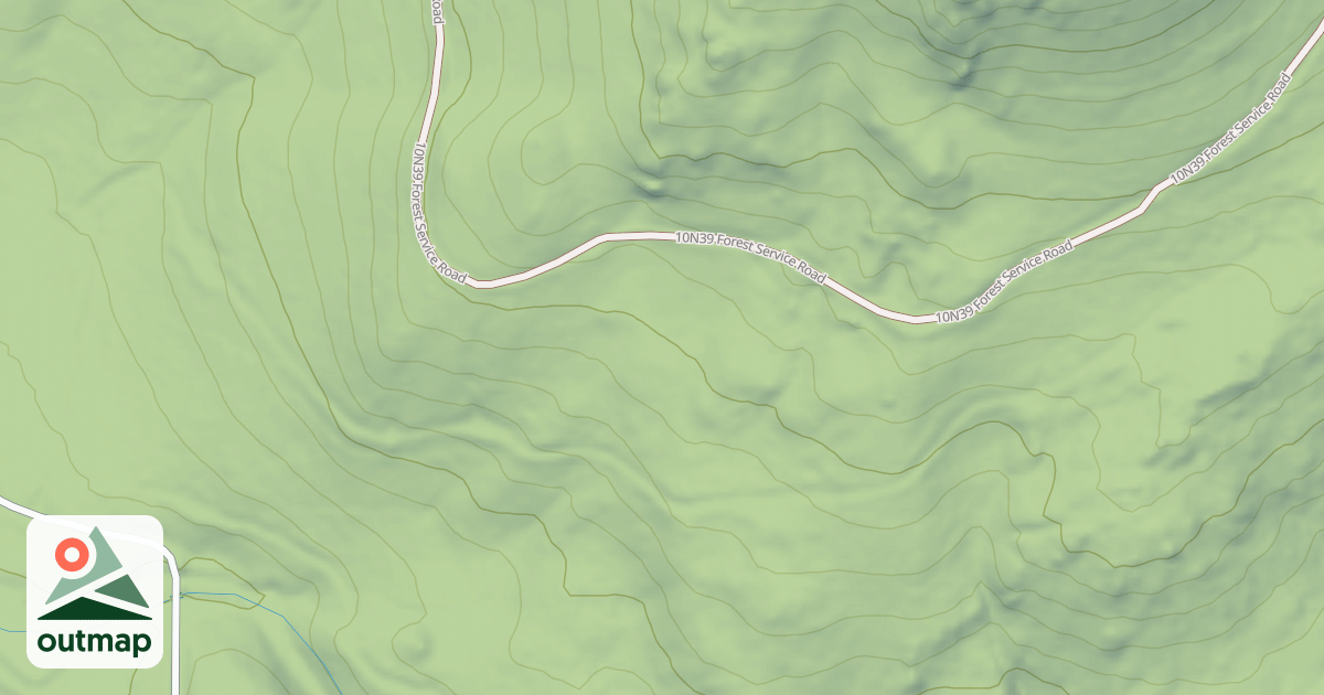 Map of ALDER SPLIT UPPER