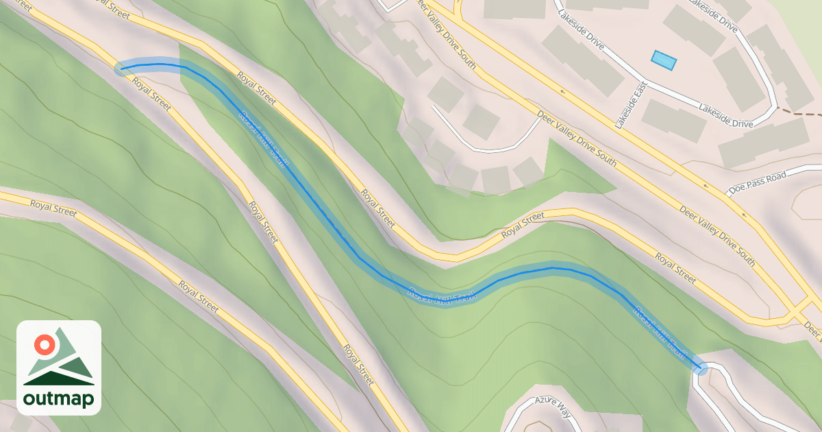 Map of Rossi Hill Trail