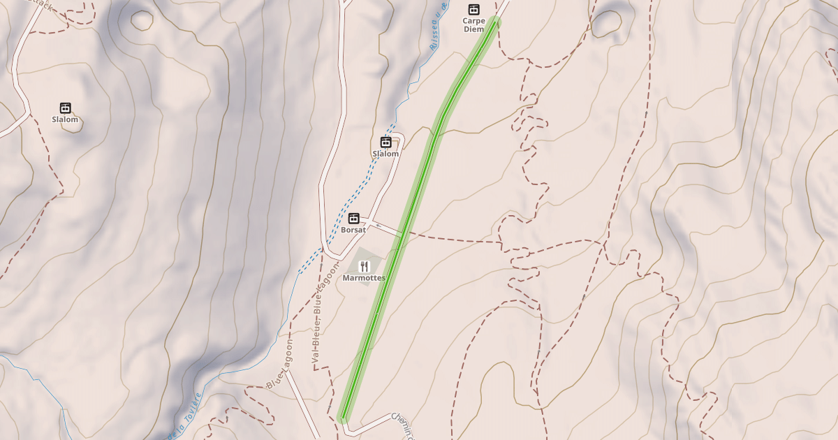 Map preview of Chemin des Côves