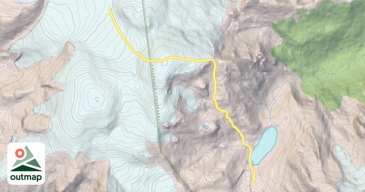 Map of Grizzly to Powder Mountain