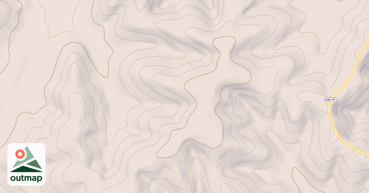 Map of BROWN'S RIDGE