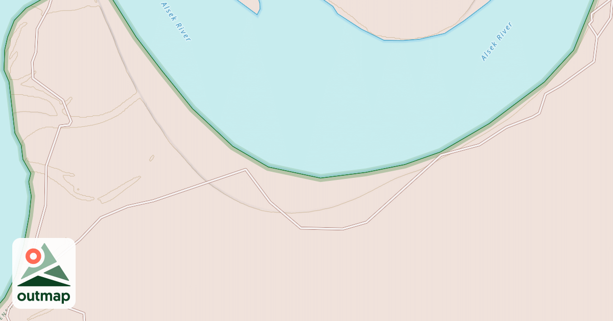 Map of Alsek North Trail