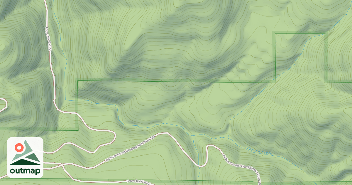 Map of MOE CREEK RD