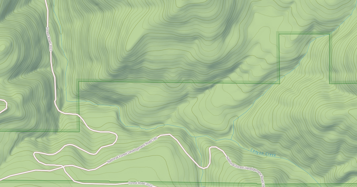 Map preview of MOE CREEK RD