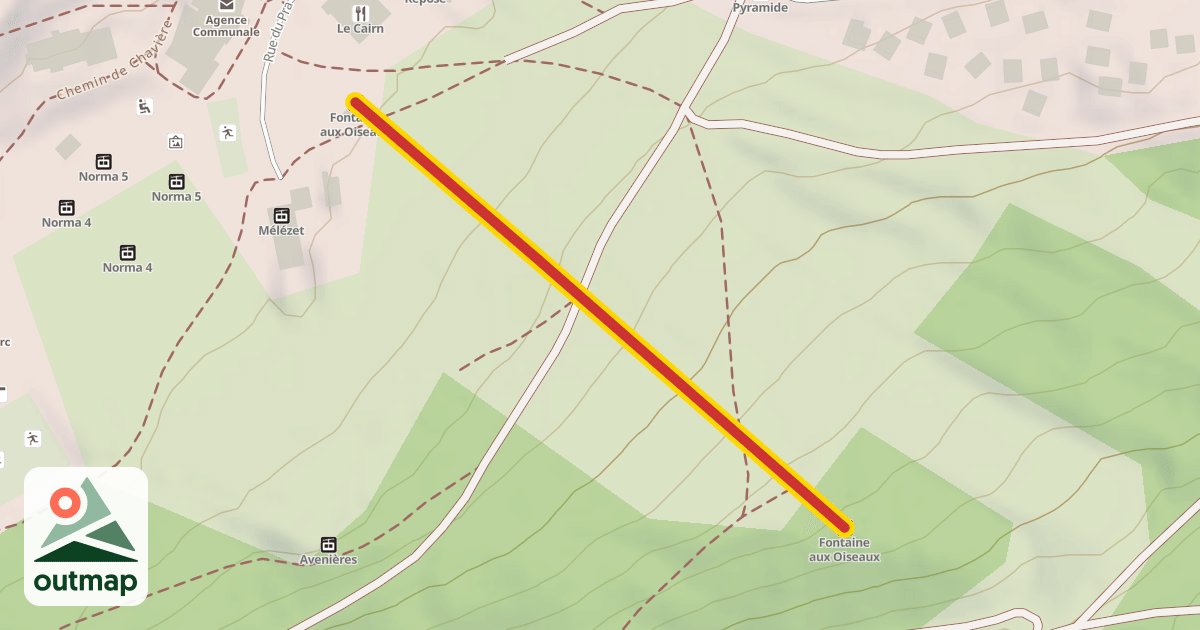 Map of Fontaine aux Oiseaux