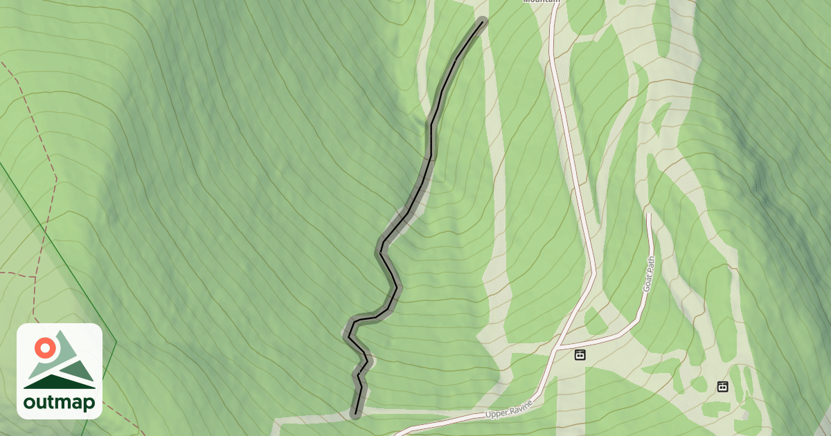 Map of Middle Hardscrabble