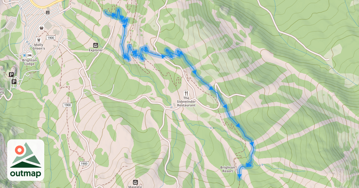 Map of Moose Tracks Trail