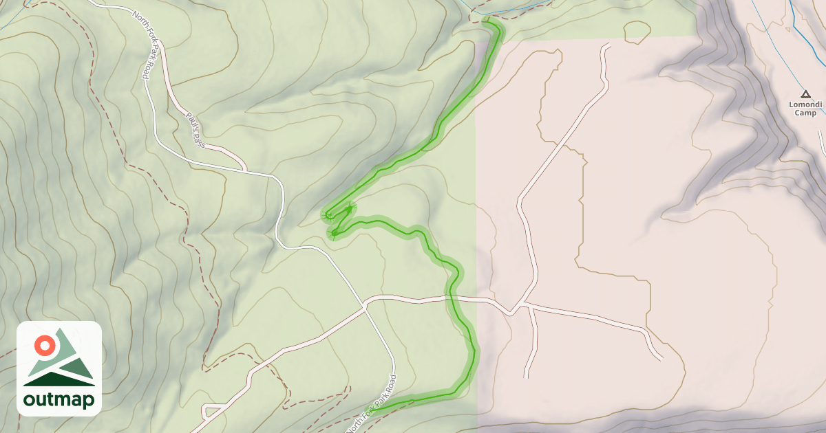 Map of Cinch Trail