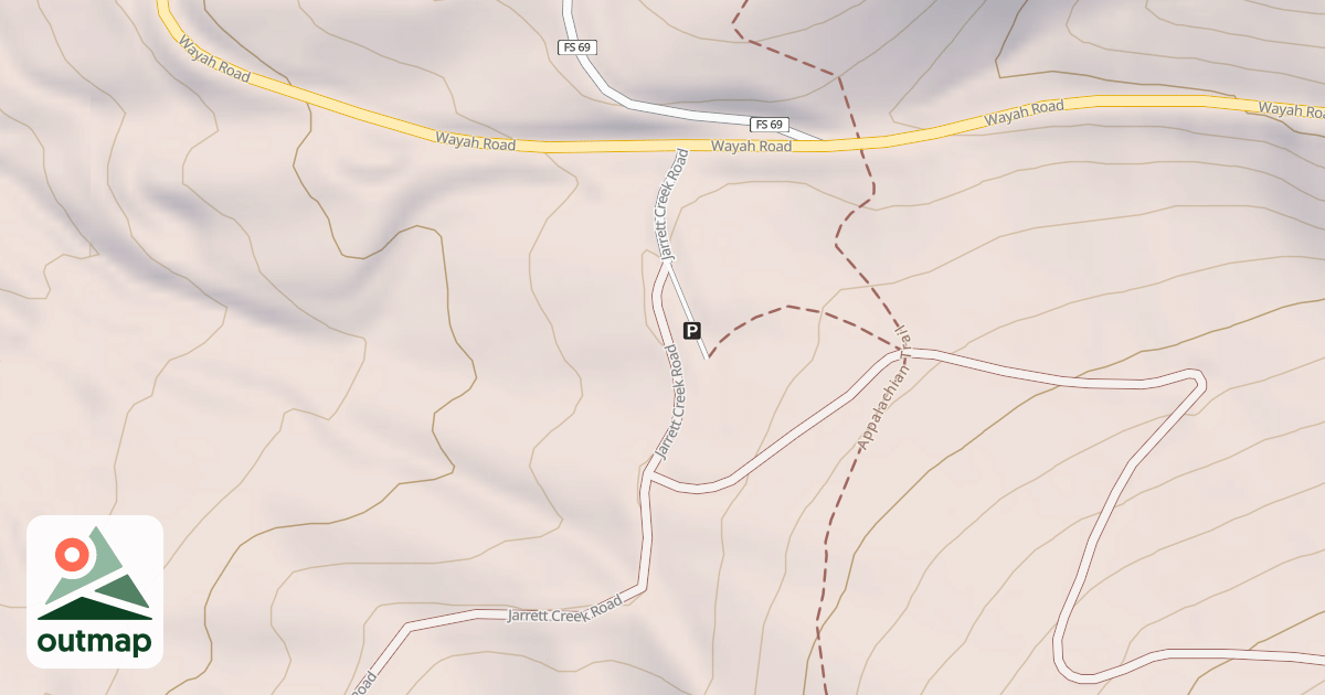 Map of JARRETT CREEK