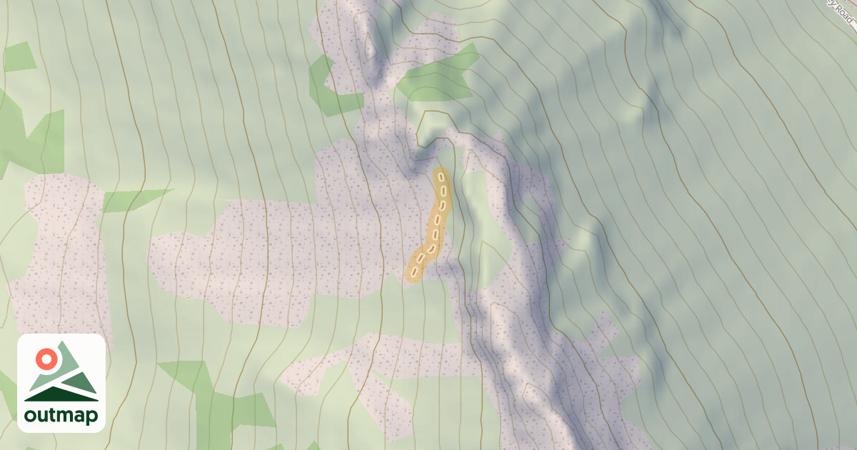 Map of Eddie's Sidestep/Bootpack