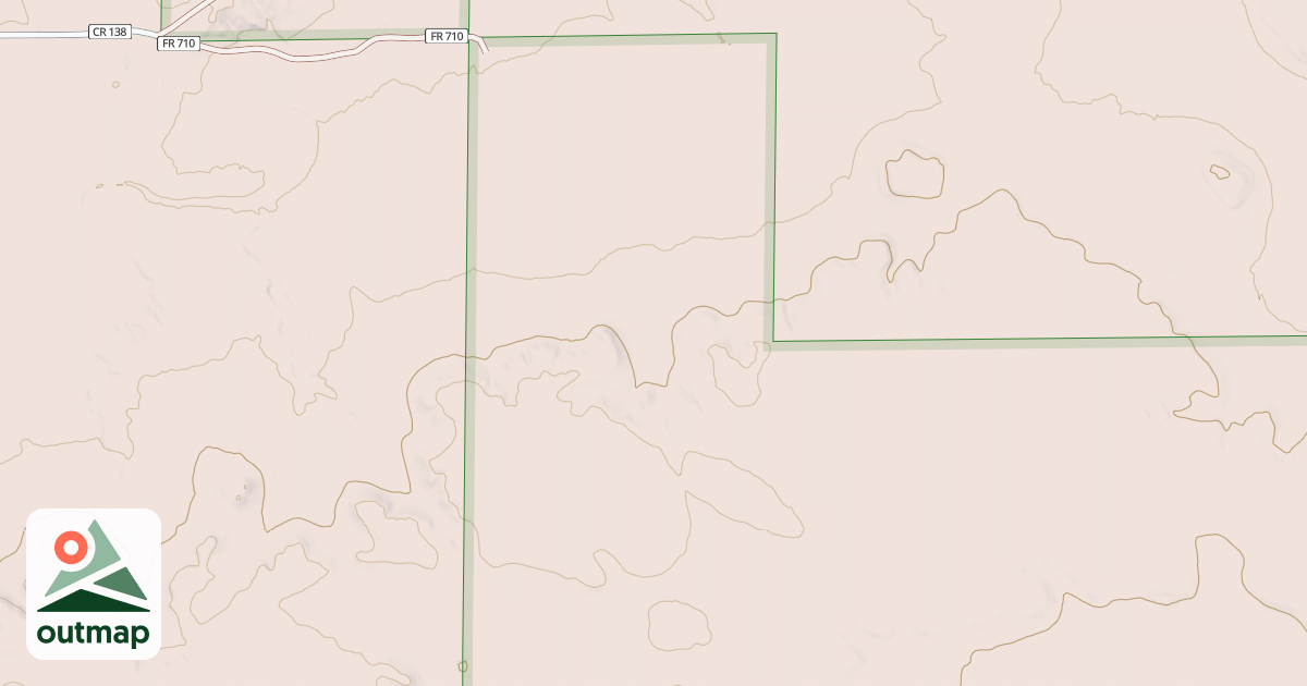 Map of ROAD 710
