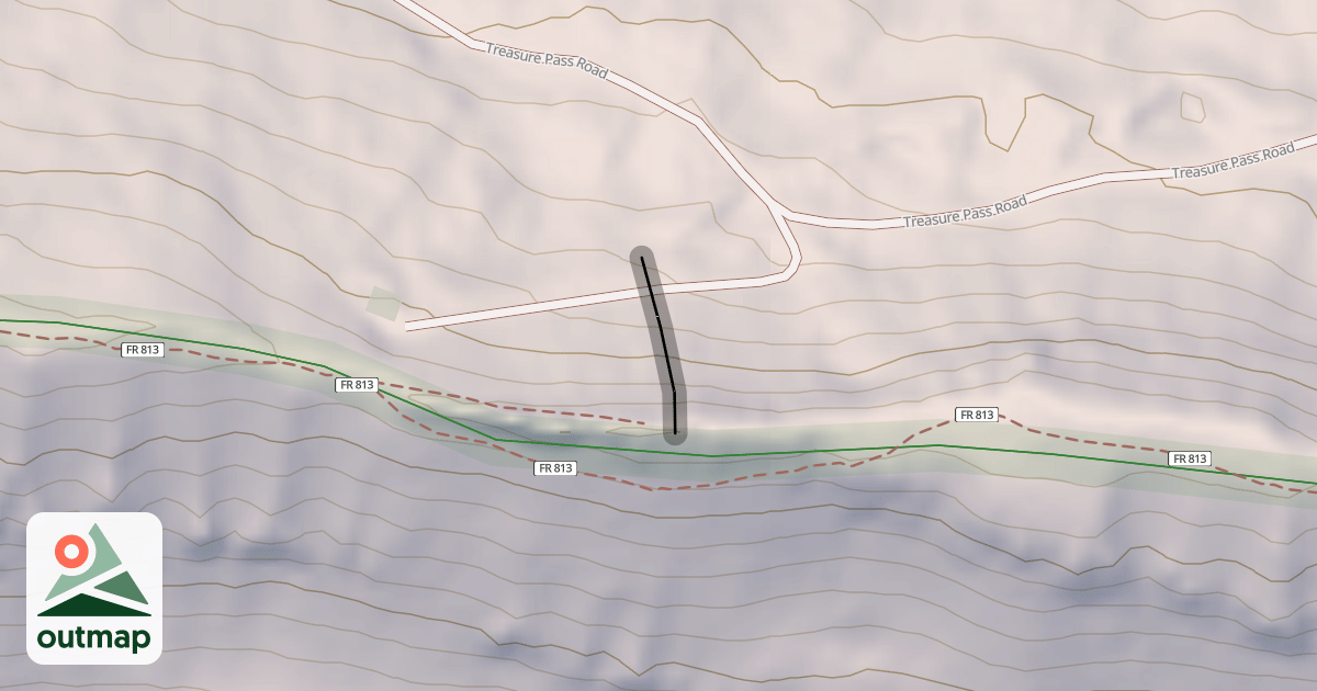 Map of Bristle Cone