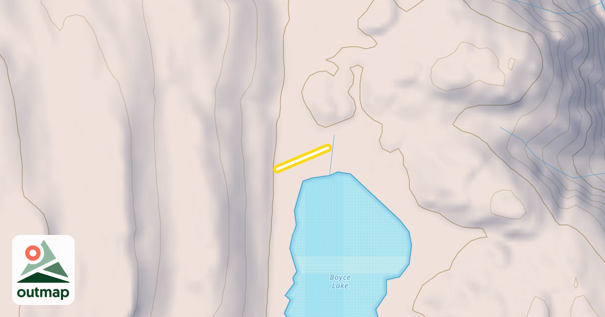 Map of Boyce Lake Loop