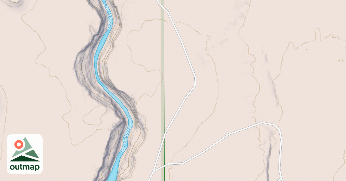 Map of East Rim Trail